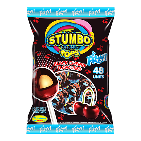 Broadway Sweets Stumbo Fizzy Black Cherry 3D Bag